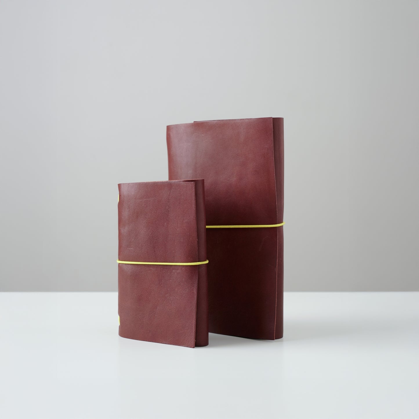COVEN Leather Travel Journal in Burgundy Brown