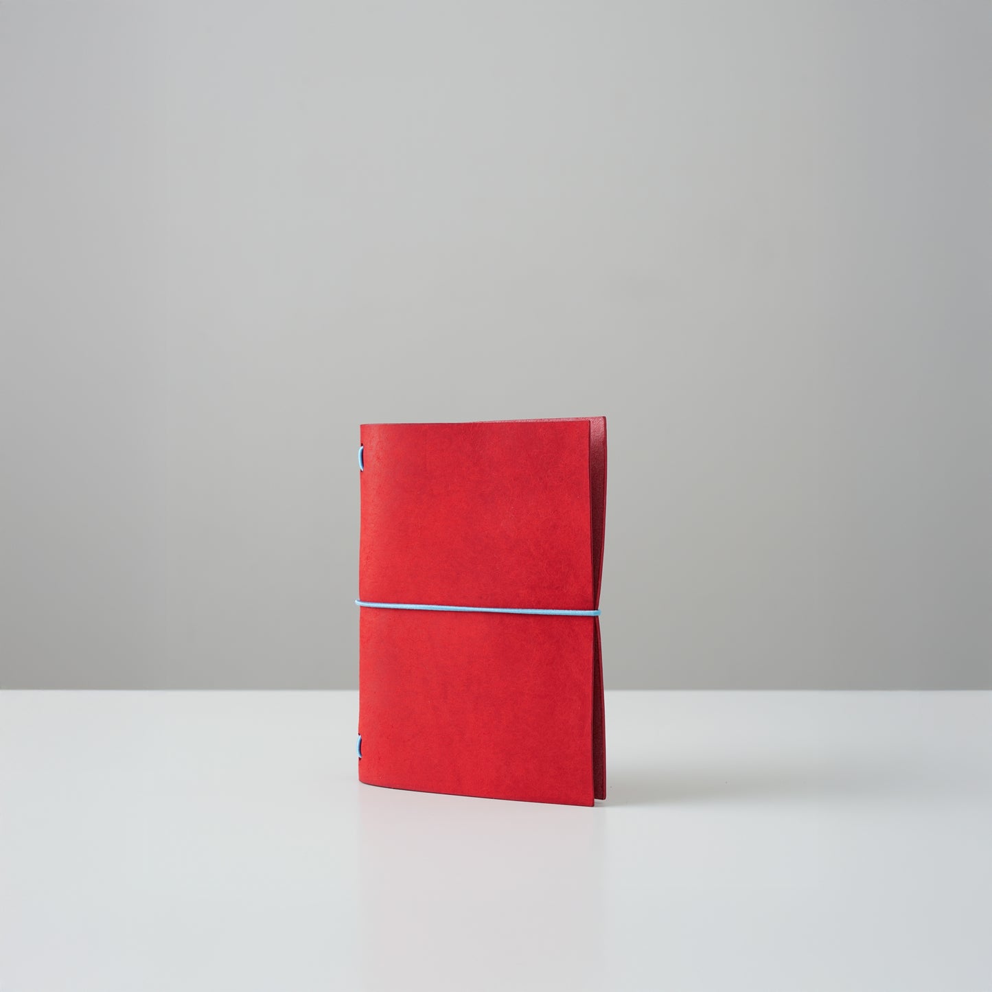 NOMAD Leather Travel Journal in Raspberry Red