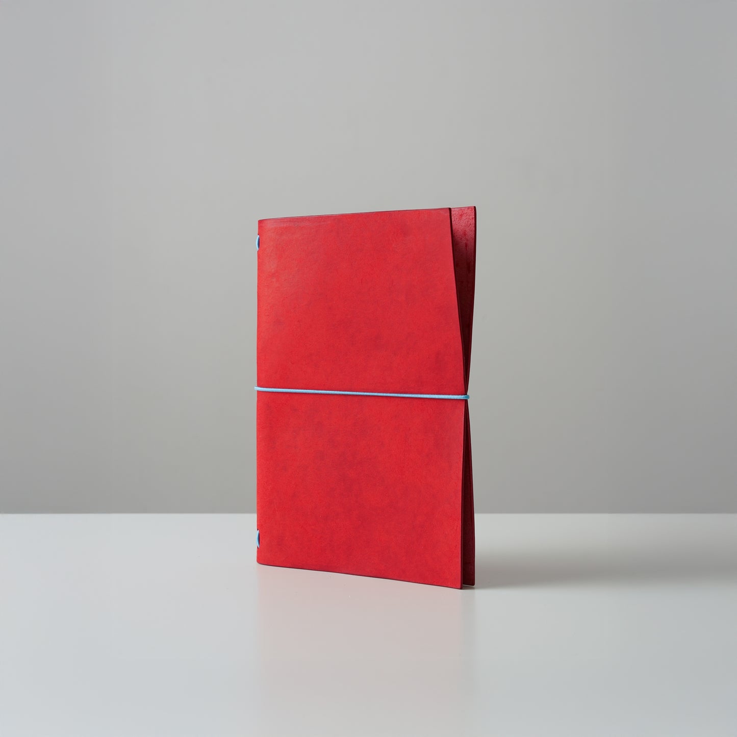 NOMAD Leather Travel Journal in Raspberry Red