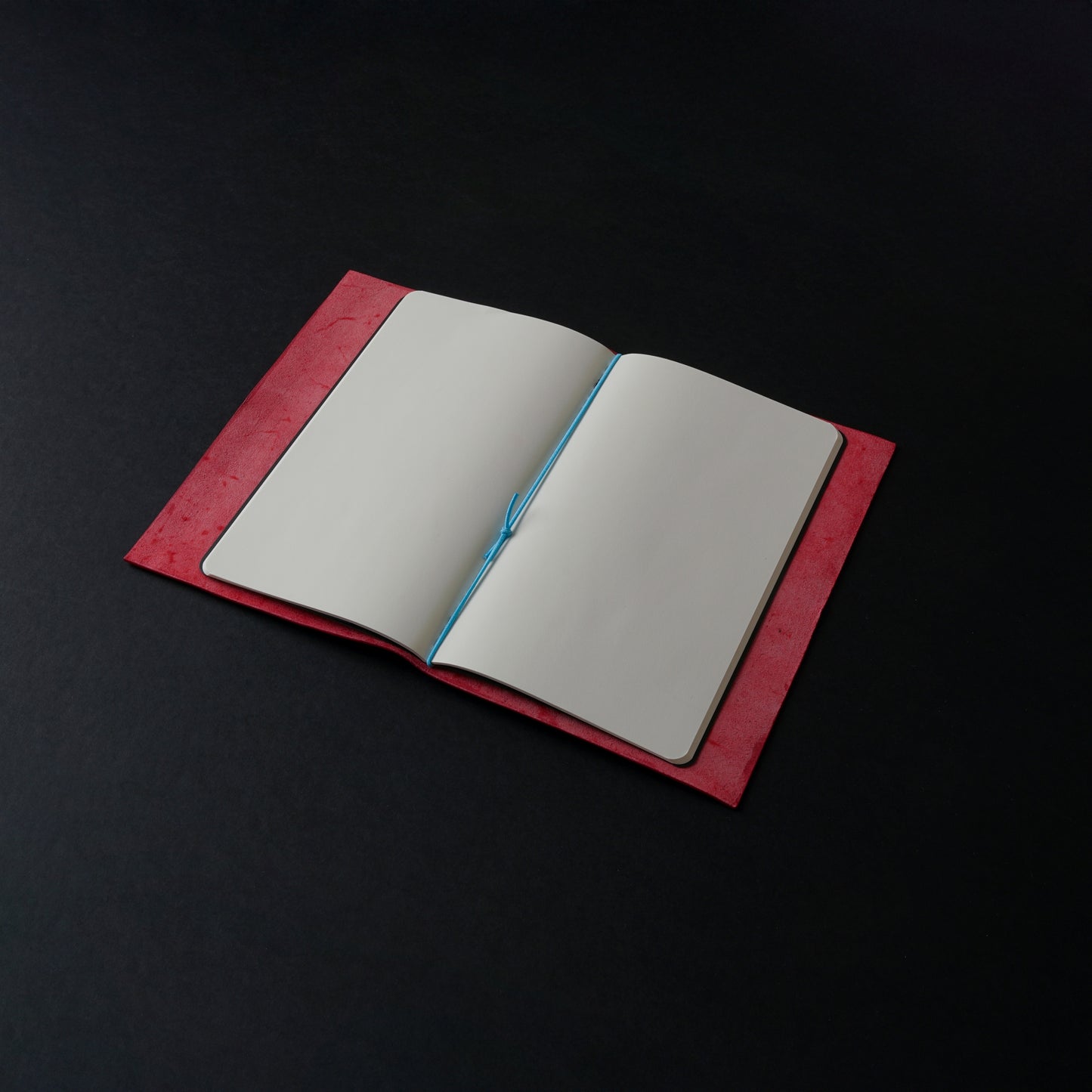 NOMAD Leather Travel Journal in Raspberry Red