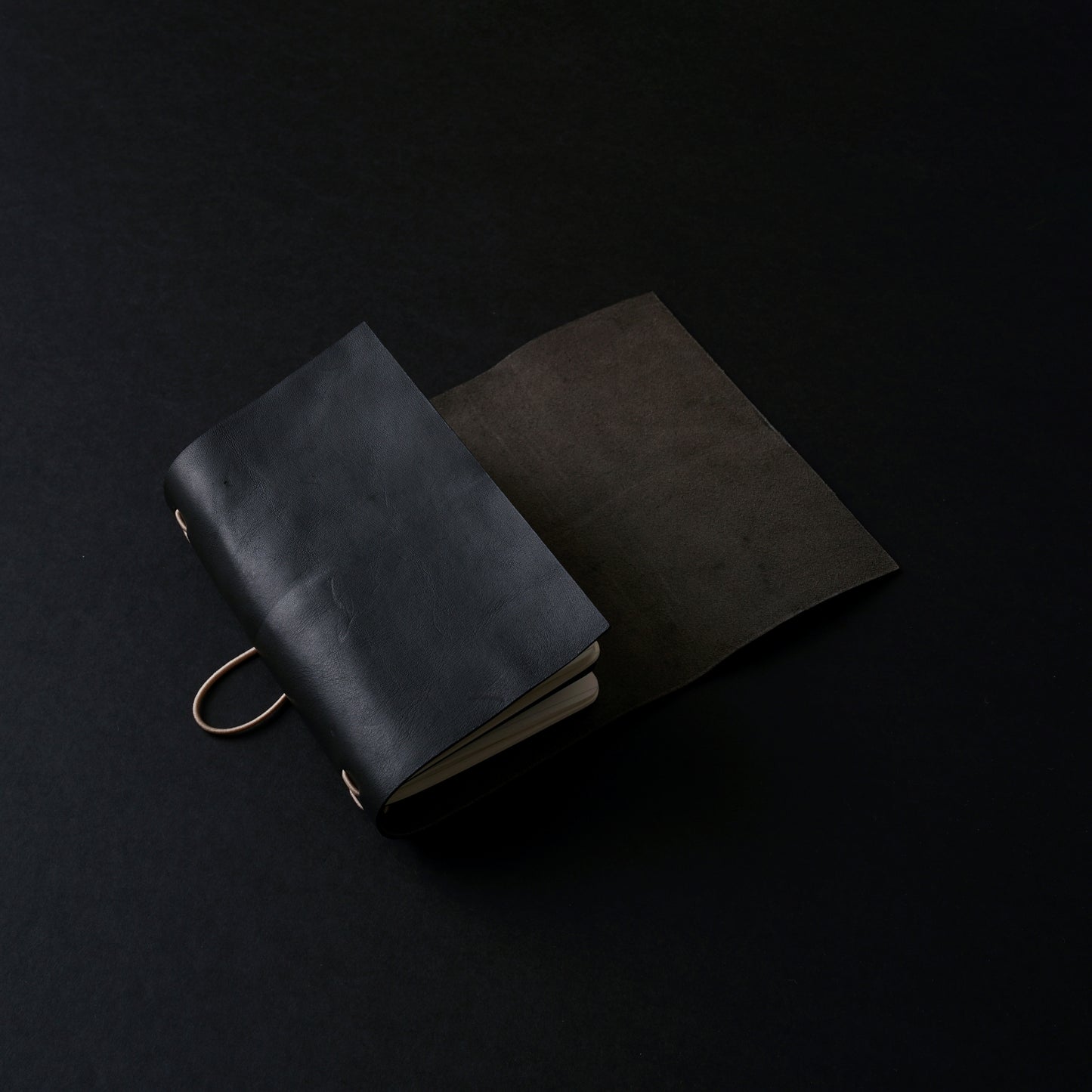 COVEN Leather Travel Journal in Black