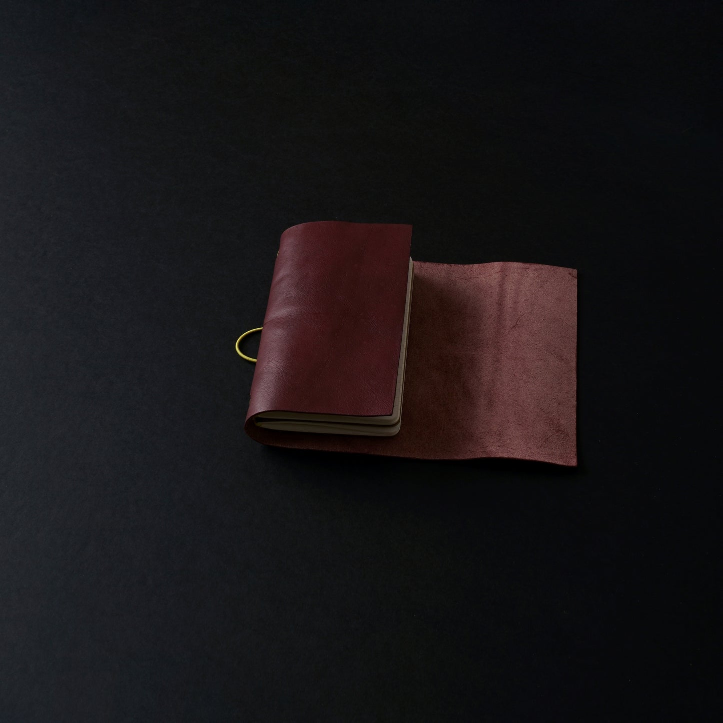 COVEN Leather Travel Journal in Burgundy Brown