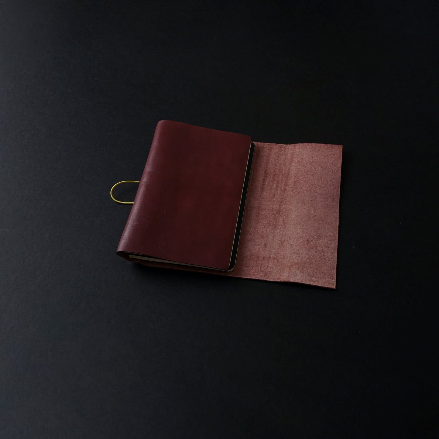 COVEN Leather Travel Journal in Burgundy Brown